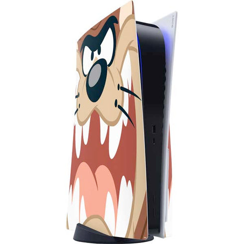 Looney Tunes Tasmanian Devil Up Close PlayStation PS5 Skins